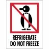 The Packaging Wholesalers Labels Tape Logic Refrigerate - Do Not Freeze Shipping Label, 3" X 4", 500/Roll -Tape Logic Shop s0537793 s7