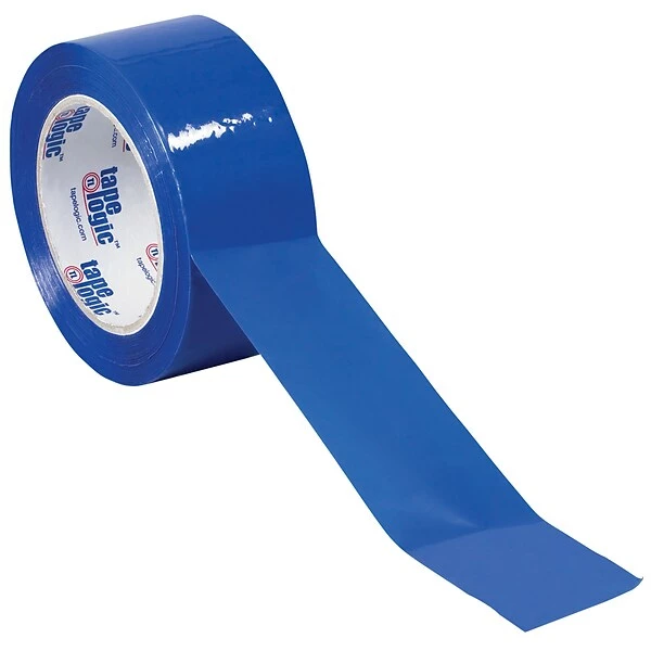 Packing Tape Tape Logic 2"W X 110 Yards X 2.2 Mil Carton Sealing Tape, Blue, Pack Of 6 (T90222B6PK) 4 Packing Tape Tape Logic 2"W X 110 Yards X 2.2 Mil Carton Sealing Tape, Blue, Pack Of 6 (T90222B6PK) - Image 2