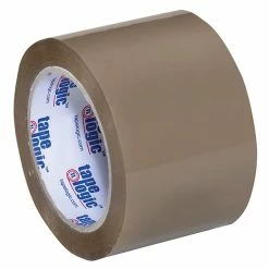 Acrylic Tape Tape Logic® #350 Industrial Tape, 3.5 Mil, 3" X 55 Yds., Tan, 6/Case (T905350T6PK)