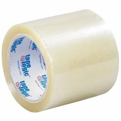 Tape Logic® Acrylic Tape, 2 Mil, 4" X 72 Yds., Clear, 6/Case (T92161006PK)