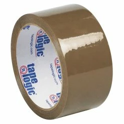 Acrylic Tape Tape Logic #50 Natural Rubber Carton Sealing Tape, 1.9 Mil, 2" X 55 Yds., Tan, 6/Carton (T90150T6PK)