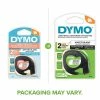 Dymo® Labelmaker Tapes Dymo LetraTag 10697 Label Maker Tapes, 0.5"W, Black On White, 2/Pack